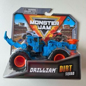 2024 Spin Master Monster Jam Dirt Squad Drilliam Series 9 Brand New Truck Toy